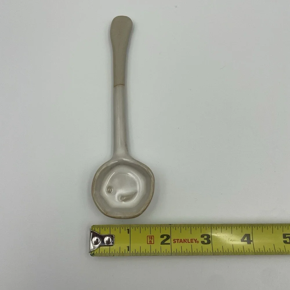 Japanese Ceramic Soup Spoon with Long Handle for Kitchen and Tableware New‎